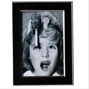 Funny HILARIOUS  little girl next with squirrel on her head smoking vintagebcute